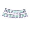 Amazon Nueva Decoración Fiesta de Cumpleaños Traje de Sirena Suministros Mantel de Sirena Tarjeta para Pastel Caja de Dulces