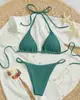 Playa Fuente Termal Sexy Damas Europeo y Americano Amazon Nuevo Bikini Bikini de Atar Traje de Baño Ropa de Baño 2026