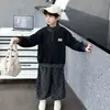 Traje con Estampado de Leopardo para Niños 2026 Otoño Nuevo Estilo Coreano Moda Moderna Elegante Sudadera Primavera y Otoño Casual Conjunto de Dos Piezas