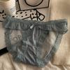 Renda de Luxo Puro Desejo Roupa Íntima Feminina Macia e Confortável Cetim de Seda Calcinha de Base para o Quadril Calcinhas Femininas de Cintura Baixa