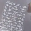 Pegatinas de Uñas Inglesas Florales Estilo Europeo y Americano, Sencillas y Versátiles Negras y Blancas Florales Inglesas Pegatinas de Uñas DIY, Modelo Sl