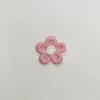 Logo Bordado Flor de Dibujos Animados Pegatinas Bordadas Accesorios para Manualidades Accesorios Parches Broche Joyería Accesorios para el Cabello Pegatinas de Tela