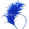 Fábrica de Origen de Nuevos Accesorios Halloween Flor de Plumas Accesorios para el Cabello Flor para la Cabeza Venta al por Mayor Diadema de Halloween Hebilla para la Cabeza de Mujer