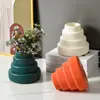 Jarrón de Plástico Creativo Nórdico Decoración para Sala de Estar en Casa Flor Seca Arreglo Floral Resistente a Caídas Cerámica de Imitación Transfronterizo Caliente Jarrón