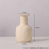 Vaso de cerâmica branco com leite galvanizado, luz de luxo para mesa de jantar, ornamentos de flores para sala de estar, flor, flor, tulipa