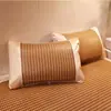 Tapete de Rattan tapete refrescante 2026 novo modelo seda gelada verão uso doméstico colchão de verão dupla face tapete de palha para uso tanto no inverno quanto no verão