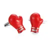 Marco Gemelos Franceses Lindos Material de Cobre de Alta Calidad Botón Guantes de Boxeo Dados Gamepad Gemelos Gemelos Deportivos