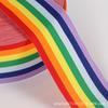 Fita Lisa Arco-Íris Colorida Material para Acessórios de Cabelo DIY Envolvimento com Acessórios de Decoração de Joias Fabricantes de Acessórios de Vestuário