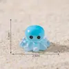 Micro-Paisagem Criativa Cavalos-Marinhos Luminous Polvo Animal Peixe Aquário Fofo Paisagismo DIY Decoração Acessórios Pequenos Ornamentos