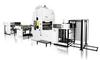Máquina laminadora vertical QFM-108 com máquina de puxar papel