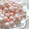 Leche de Fresa Congelada Natural Piedra Semipreciosa Cuentas Sueltas Cuentas de Morganita diy Material para Collar Pulsera Pendientes Pendientes Pendientes