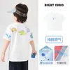 Camiseta Masculina Estilo Europeu Manga Curta Verão Roupa Bebê 2026 Nova Roupa Infantil Verão Criança Pequena Algodão Puro Manga Meia