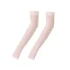 Mangas de Hielo para Protección Solar Verano Ciclismo al Aire Libre Hombres y Mujeres Mangas para Conducir Seda de Hielo Anti-UV Color Puro Protectores de Brazo Largos Personalización