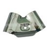 Conector de barra de 28 mm al por mayor, barra de acero inoxidable, conector cromado antiestático, accesorios para tubo lean para carro de volteo