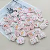 Cuentas Rosadas con Estampado de Conejo de Dibujos Animados de Forma Especial para Producción DIY Accesorios de Joyería Material para Llavero de Teléfono Móvil Venta al por Mayor