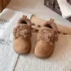 Botas Retro de Gamuza Birkenstock para Niñas 2026 Nuevo Estilo de Invierno Suela Suave Acolchadas de Lana de Cordero Botas de Nieve para Niños Medianos y Grandes