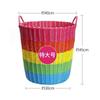 Cesta de Almacenamiento para Ropa Sucia de Tubo Grueso de Lujo Ligero Cesta de Lavandería de Ratán Cubo Cesta de Juguetes Marco de Ropa para Almacenar Velas Zhao
