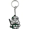 Llavero Colgante Star Wars Transfronterizo Dibujos Animados PVC Goma Suave Anillo para Llaves Decoración de Llave de Coche Mochila