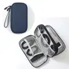 Bolsa de Almacenamiento para Cable de Datos Transfronterizo, Bolsa Digital Impermeable con Compartimentos, Accesorios Digitales Portátiles, Unidad Flash USB, Bolsa de Almacenamiento para Power Bank