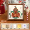 Año del Caballo Kit de Materiales para Pintura en Lámina de Estaño Hecha a Mano Pintura en Lámina de Aluminio Museo de Pintura en Relieve Tridimensional Sanxingdui DIY Cultural y Creativo