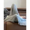Al por mayor en stock del fabricante: Pantalones Anchos de Pierna Ancha Grises de Nuevo Estilo, Engrosados y Cálidos para Mujer, Ajuste Holgado y Cómodo