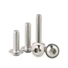 Tornillos para Máquina de Acero Inoxidable 304, Cabeza Redonda, Hexagonal, M2-M6, Tornillos para Máquina Semi-Bridados, Pernos, Tornillos de Cabeza Redonda, Hexagonal