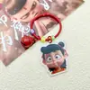 Nezha el Niño Mágico Aventura Marina Llavero Acrílico Aoyi Campana de la Vida Real Colgante para Mochila Pequeño Regalo