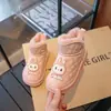 Zapatos para Niños Niños Zapatos Grandes de Algodón Invierno 2026 Nuevo Estilo Niños Felpa Plus Cálidos Botas de Nieve Niños Impermeables Antideslizantes Botas de Algodón