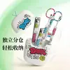 Stock de fábrica: Cortauñas, limas de uñas y limpiadores de oídos de acero inoxidable personalizados estilo grafiti - un juego de 6 piezas para ventas transfronterizas