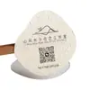 Pegatina Adhesiva con Patrón de Tierra Etiqueta Personalizada de Textura Rugosa Logo Personalizado Sushi Comida Lonchera Marca Registrada Personalizada