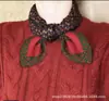 2026 Nuevo Bufanda Cuadrada Pequeña de Algodón Terciopelo Estampada por Ambos Lados para Primavera y Verano Bufanda de Cuello Versátil y Elegante para Mujer que Realza el Cutis