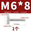 Tornillo moleteado de acero inoxidable 304 Perno de ajuste giratorio a mano Cabeza plana grande Cabeza redonda Publicidad M3-M10Gb835