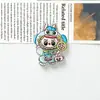 Parche Acrílico de Personaje de Dibujos Animados Lindo Divertido DIY Pinza para el Cabello Accesorios para el Cabello Broche Insignia Funda para Teléfono Móvil Accesorios de Joyería