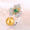Accesorios de Joyería Set de Perlas Pendientes Collar Anillo Moda Estilo Commuter Gama Alta para Mujer Lujo Ligero Versátil Stock Listo Venta al por Mayor