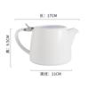 Tetera de Cerámica Creativa Estilo Japonés con Filtro y Tapa de Filtro Hogar Hotel Hecha a Mano Cafetera Estilo Europeo Simple Tetera de Flores
