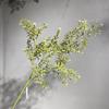 Flor artificial de hoja de Muri, hoja fragante de plástico, flor artificial, planta artificial, decoración para el hogar, sala de estar, planta verde falsa, planta en maceta