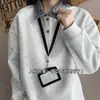Sudadera retro americana a cuadros con cuello polo 2026 para hombre y mujer, otoño, corte holgado, estilo universitario, camiseta de manga larga de dos piezas falsas, moderna