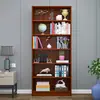 Estantería de madera maciza hecha a medida, armario de almacenamiento de pie, vitrina simple estilo nórdico, armario de almacenamiento, armario doméstico para guardar artículos.