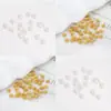 Atacado acessórios de joias faça você mesmo espaçador de contas de toro banhado a ouro pulseira de contas tecidas à mão material suporte de contas