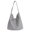 Bolsa Tote Tecida Imitação Moda Retrô para Mulheres 2025 Nova Bolsa de Ombro para Trabalho e Comutação Tendência Versátil de Braço