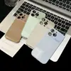 Capa de Celular Casual Macaron Cor Pura Janela Grande Adequada para iPhone17Promax Apple 16Pro Cobertura Total 15P