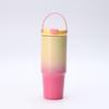 Nuevo Vaso Transfronterizo de Acero Inoxidable 304 con Aislamiento al Vacío, Degradado, Portátil, Vaso para Coche, Vaso para Hielo para Coche para Exteriores, Venta al por Mayor