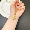 Nuevo Collar Vietnamita Chapado en Oro con Colgante de Cruz Vajra Incrustado de Diamantes, Tendencia Nacional Estilo Palacio, Joyería de Diseño de Lujo Ligero para Mujeres