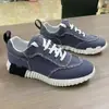 Zapatillas de Malla Transpirable para Hombre 2026 Mezclilla de Corte Bajo con Cordones Zapatos Casuales Suela Gruesa Bloques de Color Moda Tendencia Marca Zapatos