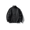 Cárdigan de Punto Neo-ismo Estilo Japonés Retro Cuello Alto con Cremallera Media Ajustado para Hombre y Mujer Punto de Otoño e Invierno Pareja My2538