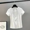 Traje deportivo de verano para mujer con almohadillas en el pecho, top de manga corta para yoga, top de entrenamiento de Pilates y fitness, camiseta profesional para correr