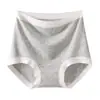 Pantalones de maternidad de tiro alto para mujer, hechos de algodón puro, Clase A, con soporte extendido en la entrepierna, sin costuras, corte holgado, adecuados para el principio, la mitad y el final del embarazo