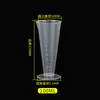 Taza medidora de plástico con escala, Taza para té con leche de cocina, 100 ml, 500 ml, 1000 ml, 3000 ml, 5000 ml
