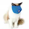 Capa Protetora para Cabeça para Evitar Arranhões de Gato, Máscara Facial Fina Respirável, Artigos para Banho, Ferramenta Auxiliar de Limpeza e Higiene, Máscara Facial para Gato
