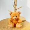 Chaveiro Pingente Boneca Urso Vestido Brinquedo de Pelúcia Ursinho de Pelúcia Evento da Temporada de Formatura Presente com Impressão de Logo